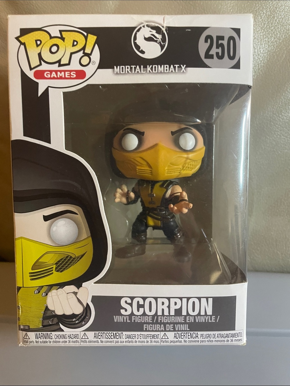 Funko Pop! Scorpion Vinyl Figure - Yellow and Black
